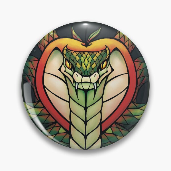 Item preview, Serpent of the Forbidden Fruit designed and sold by alina-k-design.