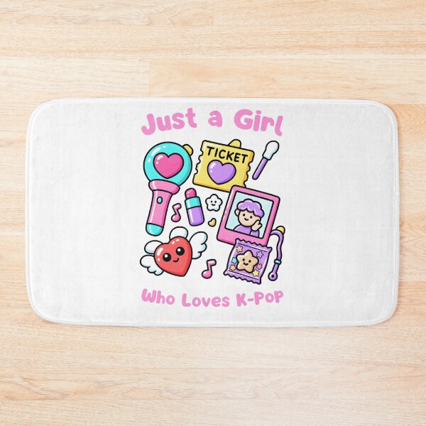 Item preview,  Funny Just A Girl Who Loves K-pop  designed and sold by AmyLeeKawaii.