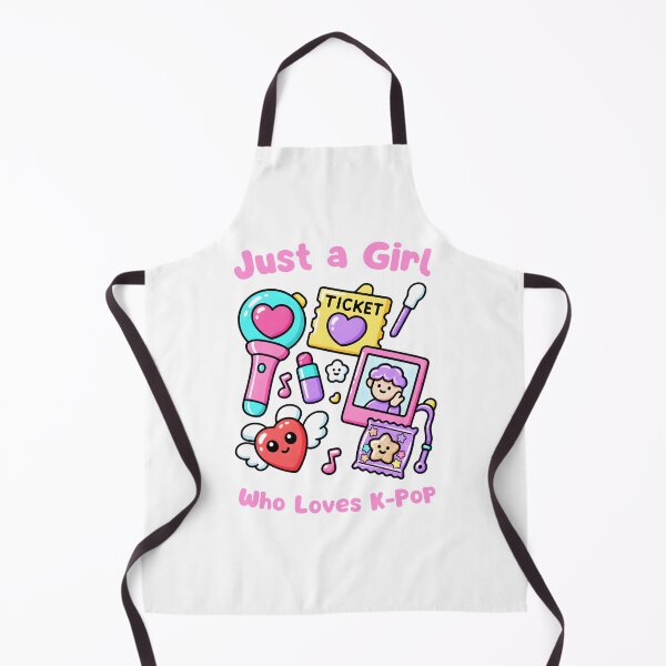 Item preview,  Funny Just A Girl Who Loves K-pop  designed and sold by AmyLeeKawaii.