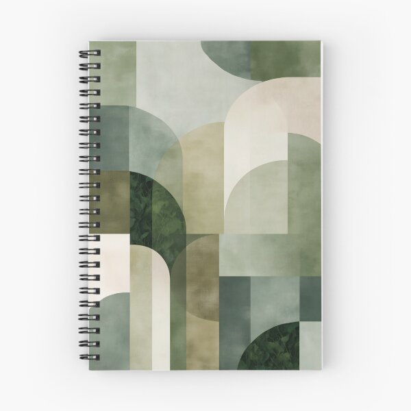 Item preview, Geometric Green Shapes boho designed and sold by lautir.