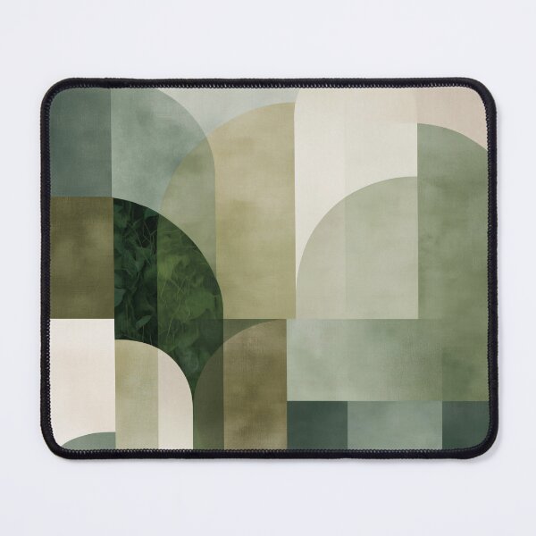 Item preview, Geometric Green Shapes boho designed and sold by lautir.