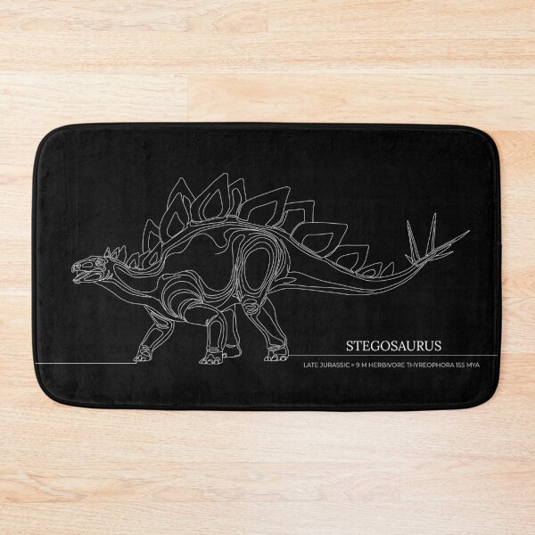 Item preview, Stegosaurus Minimalist Line Art - Topographic Style designed and sold by 1LineMS.