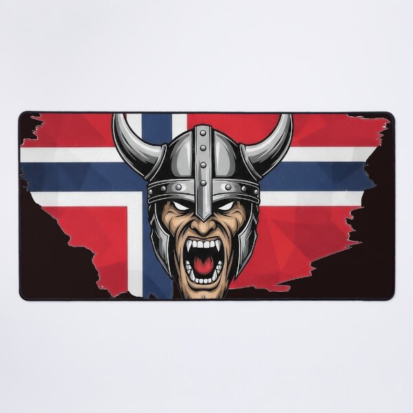 Item preview, Norway Soccer Viking Berserker Tee designed and sold by Majorprint.