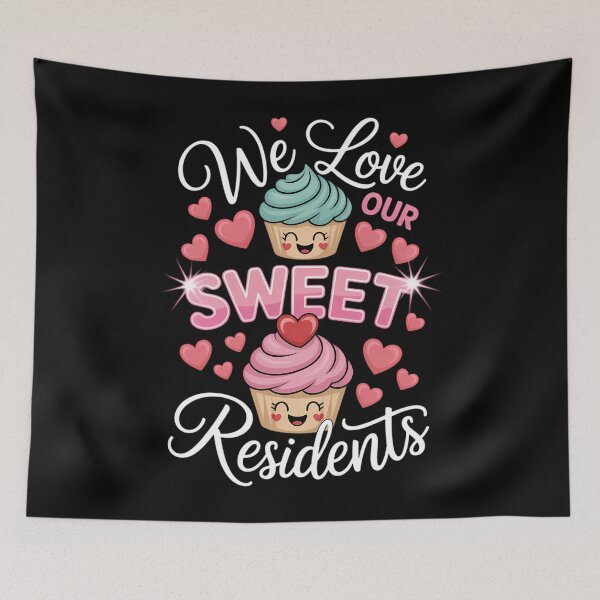 Item preview, We Love Our Sweet Residents Valentines Caregiver Nurse CNA designed and sold by bongsentrang.