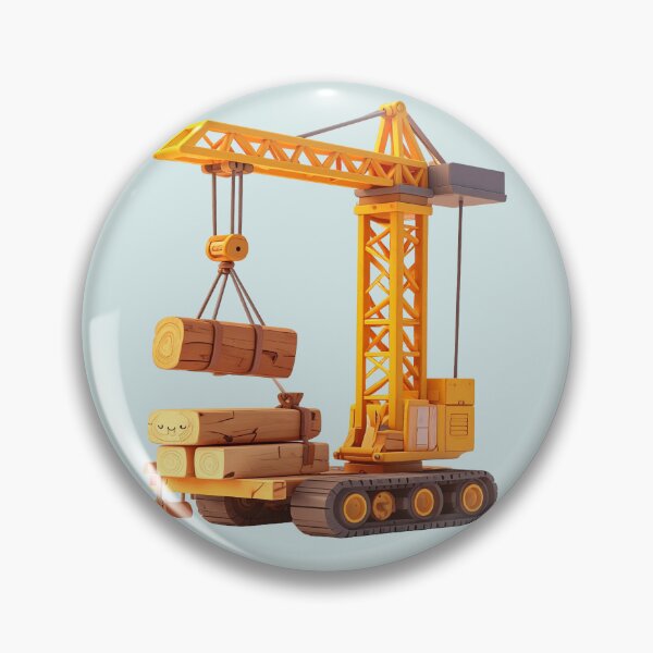 Item preview, The cheerful construction crane for children designed and sold by LiskoDesign.