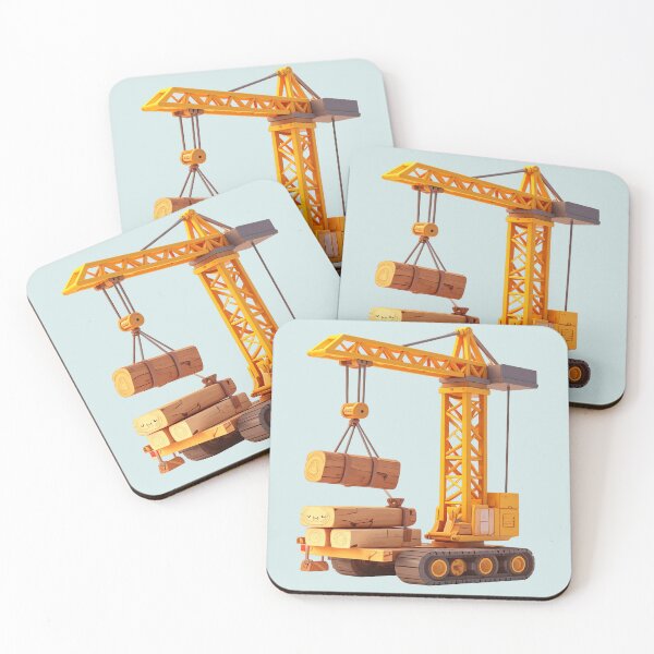 Item preview, The cheerful construction crane for children designed and sold by LiskoDesign.