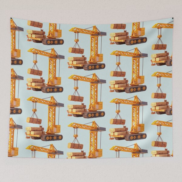 Item preview, The cheerful construction crane for children designed and sold by LiskoDesign.