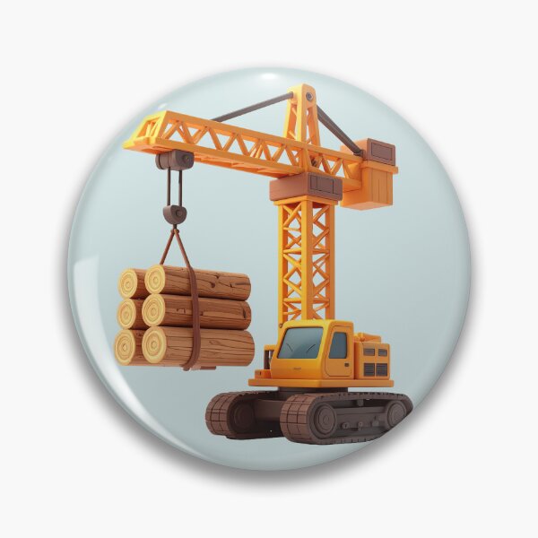 Item preview, The cheerful construction crane designed and sold by LiskoDesign.