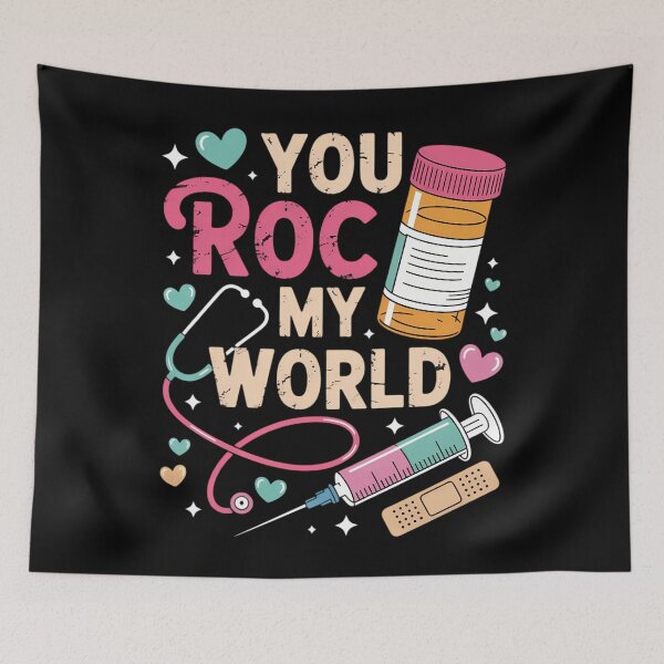 Item preview, Valentines Day Nurse You ROC My World designed and sold by bongsentrang.