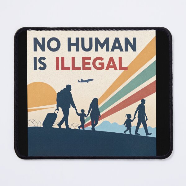 Item preview, No Human Is Illegal – Abolish ICE Immigration Justice Design designed and sold by TJprint.