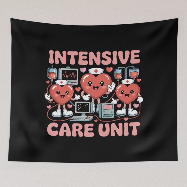 Item preview, Valentines Day Nurse Intensive Care Unit ICU Nurse designed and sold by bongsentrang.