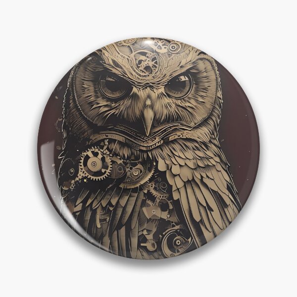 Item preview, The Chronometric Owl designed and sold by ONYX Pixee.