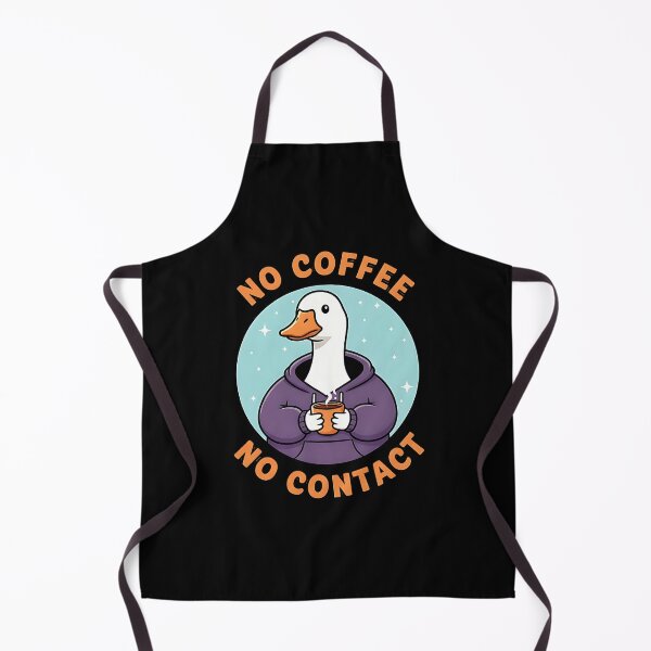 Item preview, Funny Goose No Coffee No Contact designed and sold by dudelinart.