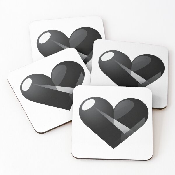 Item preview, Minimal Black Heart Design designed and sold by myforestfog.