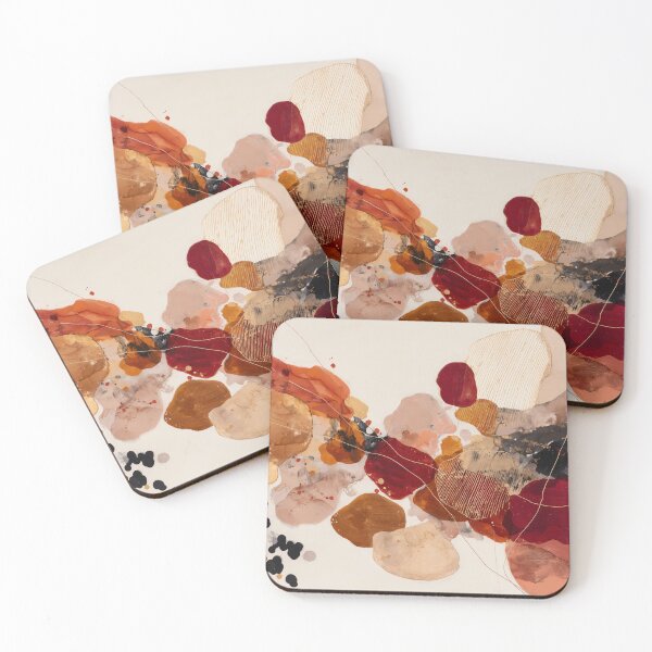 Item preview, Abstract boho Earthy Tones Composition designed and sold by lautir.