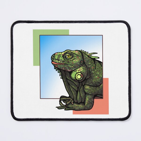Item preview, Geometric Iguana designed and sold by alina-k-design.