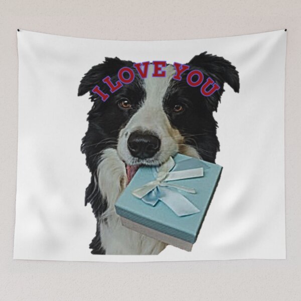 Item preview, I Love You Border Collie Gift designed and sold by NoxLand.