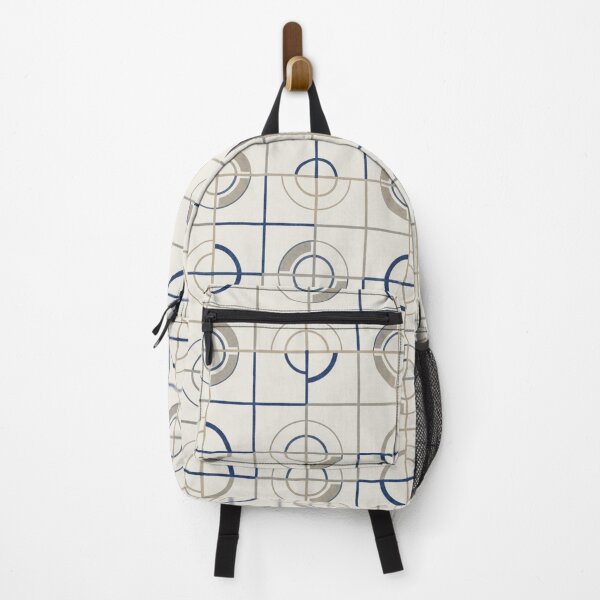 Item preview, Minimal Mid-Century Abstract Circles & Grid Design designed and sold by FashioonTrends.