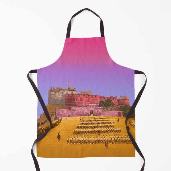 Aperçu de l'œuvre Esplanade du château d'Édimbourg – L'histoire écossaise en pop art créée et vendue par Mauswohn.