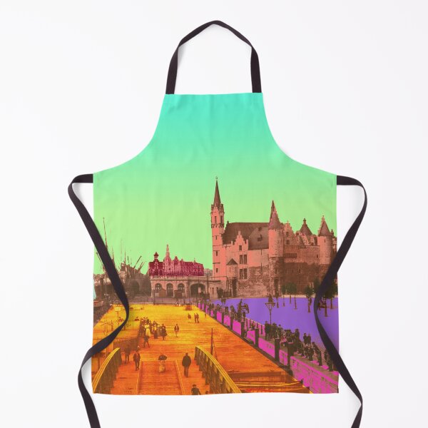 Item preview, Antwerp Het Steen – Colorful Pop Art Port City designed and sold by Mauswohn.