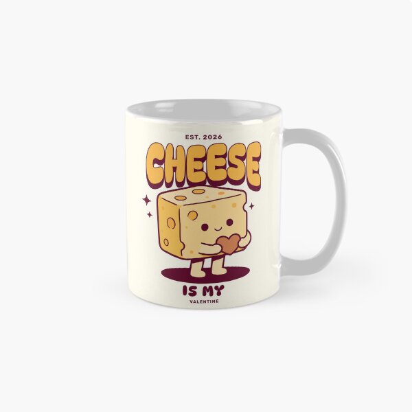 Item preview, Cheese Is My Valentine | Cute Cheese Mascot Valentine Design designed and sold by Trend-Dify.