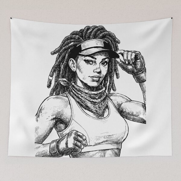 Item preview, Kimberly Street Fighter 6 SF6 Fanart designed and sold by bapupa.