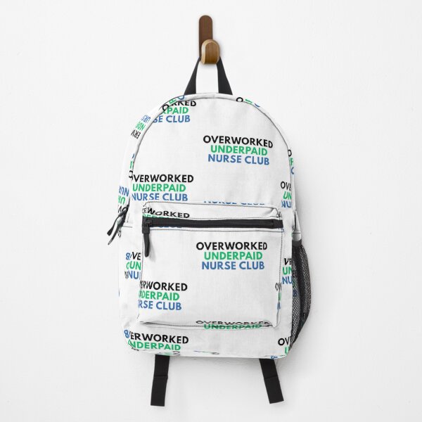 Item preview, Overworked Underpaid Nurse Club designed and sold by Common Mood.