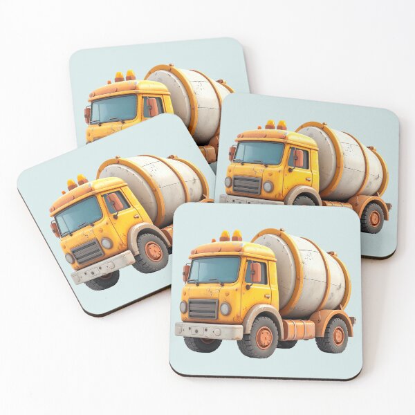 Item preview, Old Kawaii cement mixer for children designed and sold by LiskoDesign.