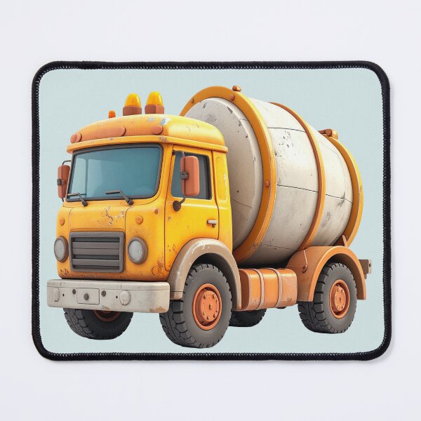 Item preview, Old Kawaii cement mixer for children designed and sold by LiskoDesign.