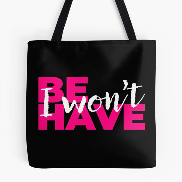 Item preview, "Behave - I Won't" | Humor Statement | Nonconformist Gift designed and sold by WildBridDesign.