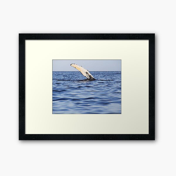 Blue Wave Framed Art Print