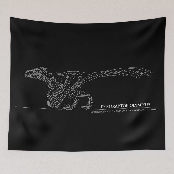 Item preview, Pyroraptor - Minimalist continuous line drawing designed and sold by 1LineMS.