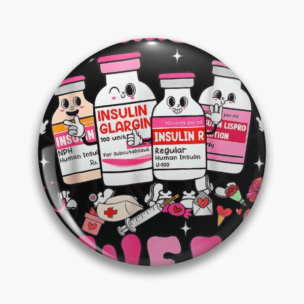 Item preview, Cute Insulin Bottles You Are Too Sweet Diabetes Awareness Art designed and sold by Nannythenimfa.