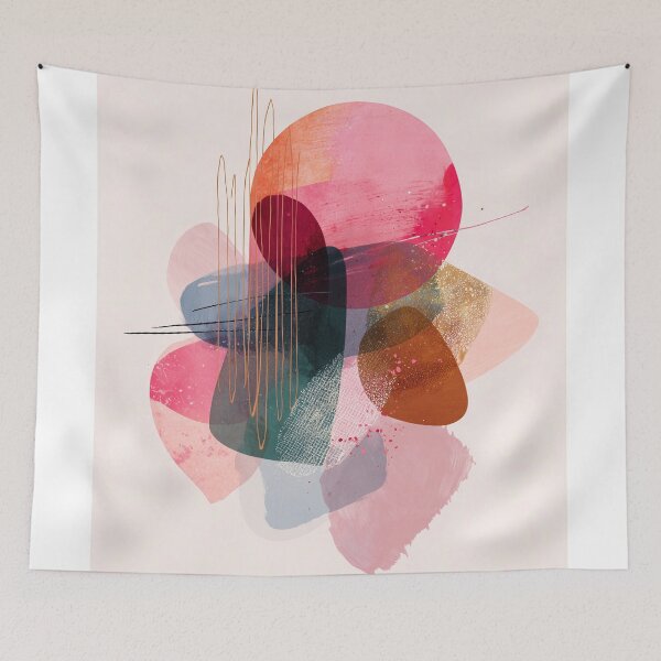 Item preview, Colorful Abstract boho Shapes designed and sold by lautir.
