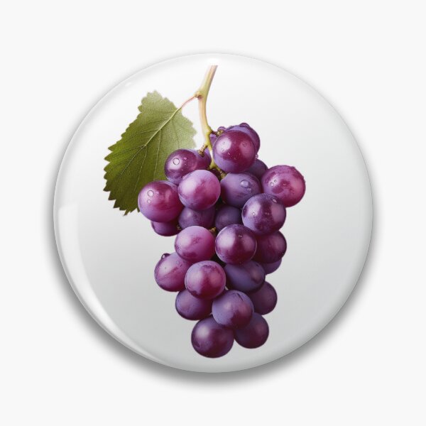 Item preview, Purple Grapes on Black Background – Elegant Wine Fruit Botanical Art designed and sold by @majovegana.