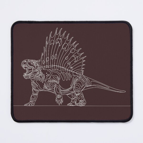 Item preview, Dimetrodon - Minimalist Continuous Line Drawing designed and sold by 1LineMS.