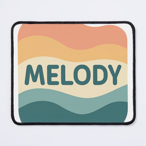 Item preview, Melody Dreamy Soundscape Design | Aesthetic Music Word Art designed and sold by mbmstores.