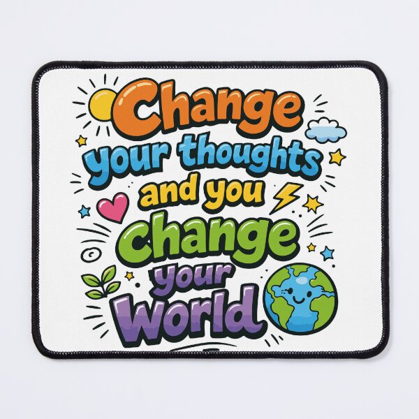 Item preview, Change Your Thoughts and You Change Your World designed and sold by Arte Cartoon From TagTeam Group.