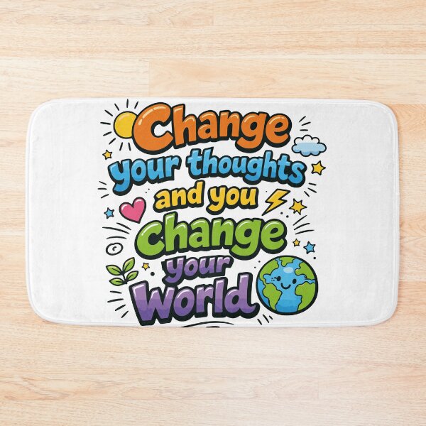 Item preview, Change Your Thoughts and You Change Your World designed and sold by Arte Cartoon From TagTeam Group.