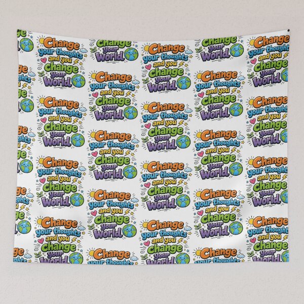 Item preview, Change Your Thoughts and You Change Your World designed and sold by Arte Cartoon From TagTeam Group.