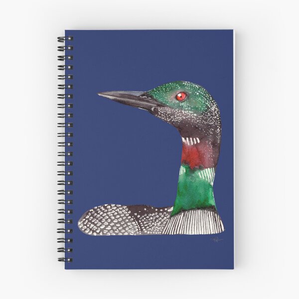 Artikelvorschau, Seetaucher-Tableau-Aquarell-Oiseau entworfen und verkauft von art-elodie-g.