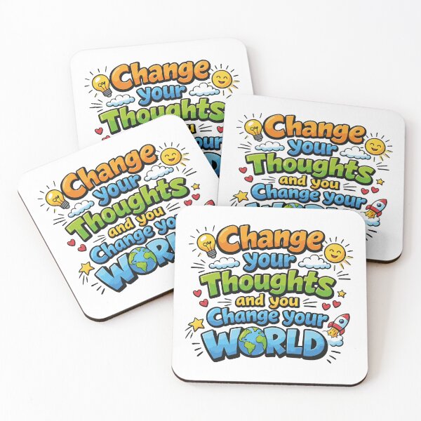 Item preview, Change Your Thoughts and You Change Your World Happy designed and sold by Arte Cartoon From TagTeam Group.