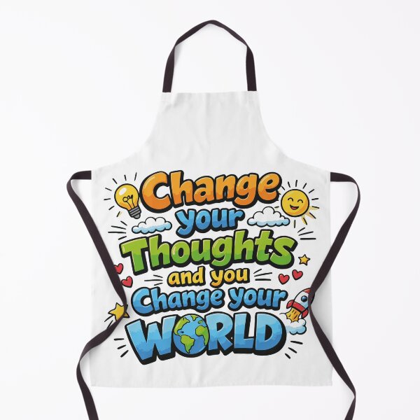 Item preview, Change Your Thoughts and You Change Your World Happy designed and sold by Arte Cartoon From TagTeam Group.