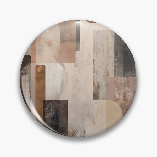 Item preview, Geometric Earth Tones boho Composition designed and sold by lautir.