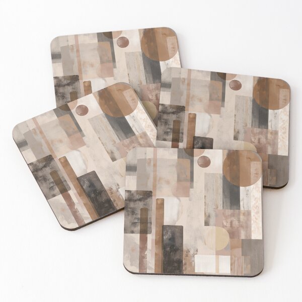 Item preview, Geometric Earth Tones boho Composition designed and sold by lautir.