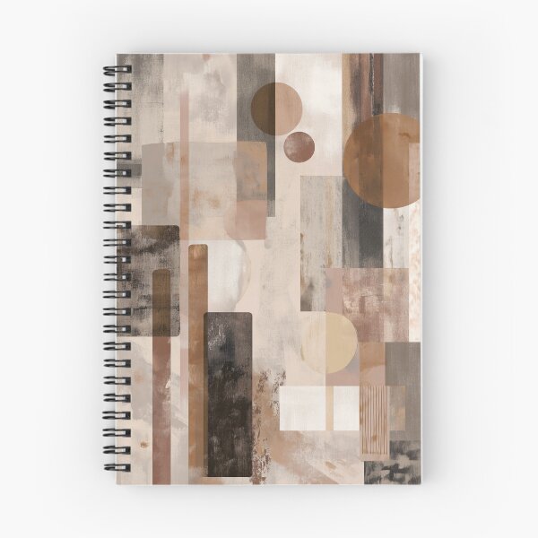 Item preview, Geometric Earth Tones boho Composition designed and sold by lautir.