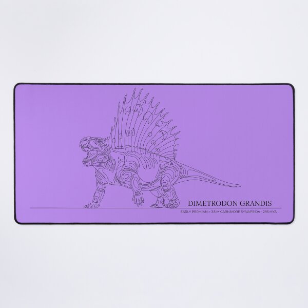 Item preview, Dimetrodon - Minimalist Continuous Line Drawing designed and sold by 1LineMS.