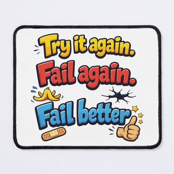 Item preview, Try It, Fail again. Fail Better designed and sold by Arte Cartoon From TagTeam Group.