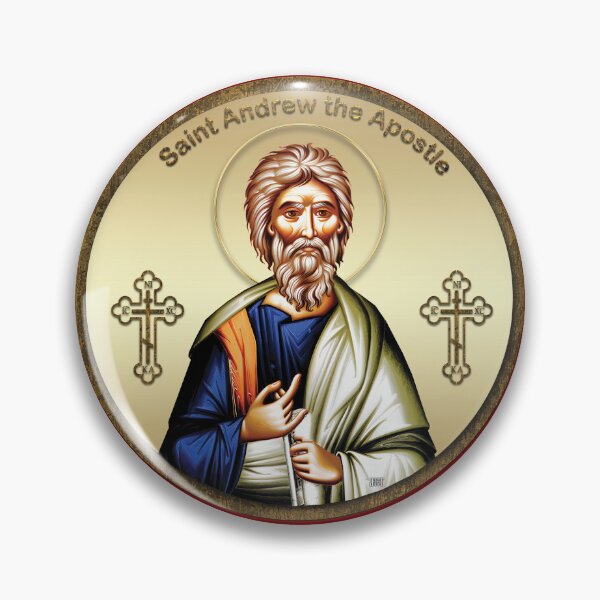Item preview, Apostle Andrew, the Holy and All-Praised First-Called,eng designed and sold by ikonesrb.