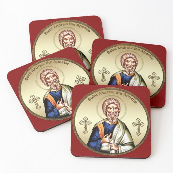 Item preview, Apostle Andrew, the Holy and All-Praised First-Called,eng designed and sold by ikonesrb.